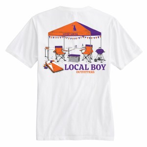 Local Boy Outfitters Tailgate Scene CLEMSON T-Shirt SMALL