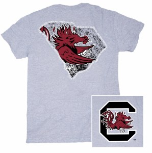 South Carolina Gamecocks Logo State T-Shirt SMALL