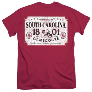 South Carolina Gamecocks Retro Sign T-Shirt MEDIUM