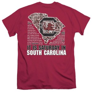 South Carolina Gamecocks Saturday in SC T-Shirt SMALL