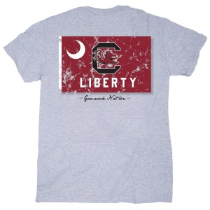 South Carolina Gamecocks Liberty Flag T-Shirt SMALL