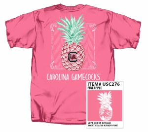 South Carolina Gamecocks Pineapple T-Shirt SMALL
