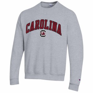South Carolina Gamecocks Champion GREY Fleece Crew SMALL