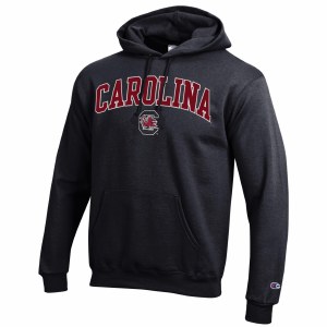 South Carolina Gamecocks Champion Tackle Twill BLACK Fleece Hood SMALL