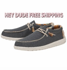 Hey Dude Wally Eco SOX AEGEAN Size 10