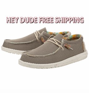 Hey Dude Wally ECO Sox DESERT BROWN Size 7