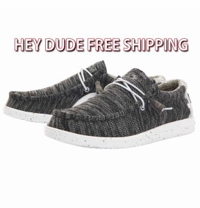 Hey Dude Wally Free PHANTOM Size 7