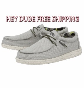 Hey Dude Men's Wally Sox FOG Size 7