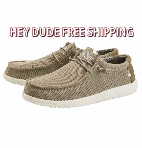 Hey Dude Wally Sox SAND Size 9