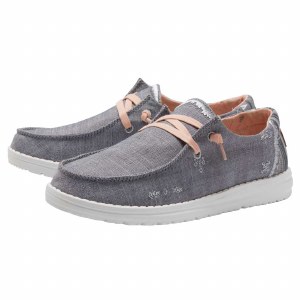 Hey Dude Ladies Wendy Boho GREY Size 5