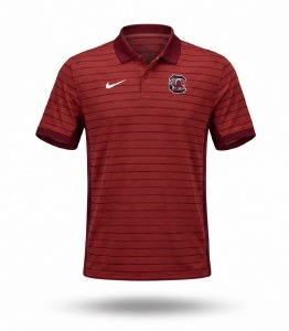 South Carolina Gamecocks 2026 NIKE Men's Dri-FIT Victory Stripe Polo GARNET SMALL