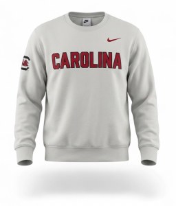 South Carolina Gamecocks NIKE Club Crew PHOTON DUST SMALL