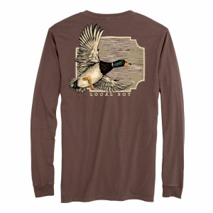 Local Boy Outfitters Greenhead Flight LONG Sleeve T-Shirt SMALL