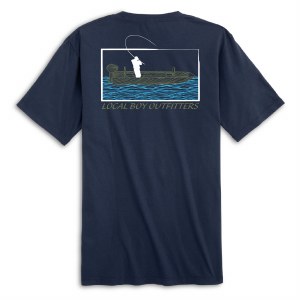 Local Boy Outfitters Jon Boat T-Shirt MEDIUM