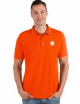 Additional picture of Clemson Tigers Mens Affluent ORANGE Polo MEDIUM