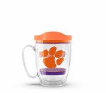 Additional picture of Clemson Tigers Tradition 16oz TERVIS Tumbler with Handle