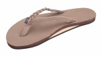 Additional picture of Rainbow Sandals Ladies Flirty Braid DARK BROWN LADIES SMALL