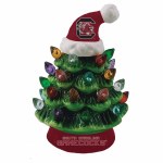 Additional picture of South Carolina Gamecocks 4" LED Christmas Tree Ornament