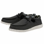 Additional picture of Hey Dude Wally Stretch Black Shoes 7