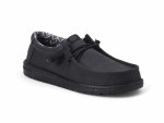 Additional picture of Hey Dude Wally Stretch CANVAS BLACK Size 11