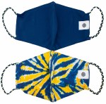Additional picture of Pomchie 2Pk Face Masks NAVY/TIEDYE