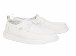 Additional picture of Hey Dude Ladies Wendy Chambray BRIGHT WHITE Ladies 9