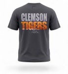 Additional picture of Clemson Tigers Flight N Text T-Shirt YOUTH SMALL