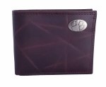 Additional picture of Clemson Tigers Wrinkled Leather Men's Bi-Fold Wallet