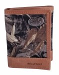 Additional picture of Clemson Tigers Men's Nylon/Leather Real Tree Camo Tri-Fold Wallet