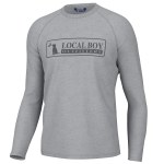 Additional picture of Local Boy Poly-Fleece HEATHER GREY Crew SMALL