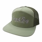 Additional picture of Local Boy Outfitters Localflage Mark Script 7 Panel LIGHT SAGE/SAGE Hat