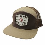 Additional picture of Local Boy Outfitters Butcher Patch LIGHT BROWN/BROWN 7 Panel Hat