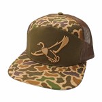 Additional picture of Local Boy Outfitters Plain Duck OLD SCHOOL CAMO 7 Panel Hat