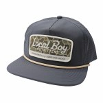 Additional picture of Local Boy Outfitters Brush Camo Mark Low Profile Perforated CHARCOAL Rope Hat