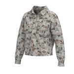 Additional picture of Local Girl Velvet Fleece Quarter Zip FOREST CAMO FLORA X-SMALL