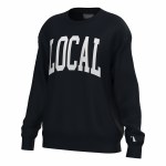Additional picture of Local Girl Crescent Crew BLACK X-SMALL