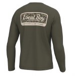 Additional picture of Local Boy Outfitters YOUTH Long Sleeve Heather Performance T-Shirt YOUTH X-SMALL
