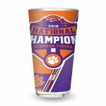 Clemson Tigers 2018 National Champs Pint Glass