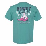 Additional picture of Southern Fried Cotton Howdy Boot T-Shirt SMALL