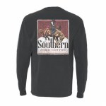 Additional picture of Southern Fried Cotton Cowboy Up LONG Sleeve T-Shirt SMALL