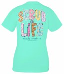 Additional picture of Simply Southern Scrub Life T-Shirt SMALL