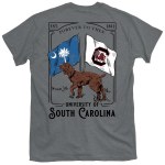 Additional picture of South Carolina Gamecocks Boykin Flags T-Shirt MEDIUM