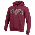 Additional picture of South Carolina Gamecocks Champion Tackle Twill GARNET Fleece Hood X-LARGE