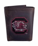 Additional picture of South Carolina Gamecocks BLOCK "C" Men's Tri-Fold Wallet