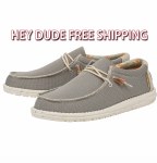 Additional picture of Hey Dude Wally ECO Sox COBBLESTONE Size 9