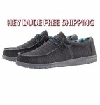 Additional picture of Hey Dude Wally Sox CHARCOAL Size 9