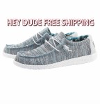 Additional picture of Hey Dude Wally Sox ICE GREY Size 9