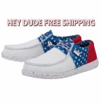 Additional picture of Hey Dude Men's Wally Sox TRI AMERICAN PRIDE Size 10