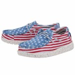 Additional picture of Hey Dude Wally Youth STARS N STRIPES Size YTH2