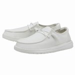 Additional picture of Hey Dude Ladies Wendy Slub Canvas CANVAS WHITE Size 5